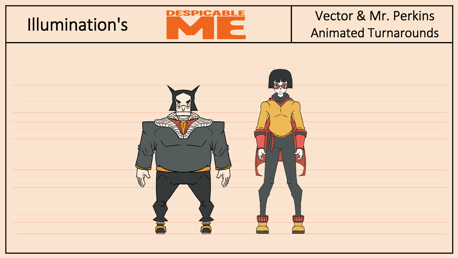 "DESPICABLE ME" Original Designs - Animated Turnaround